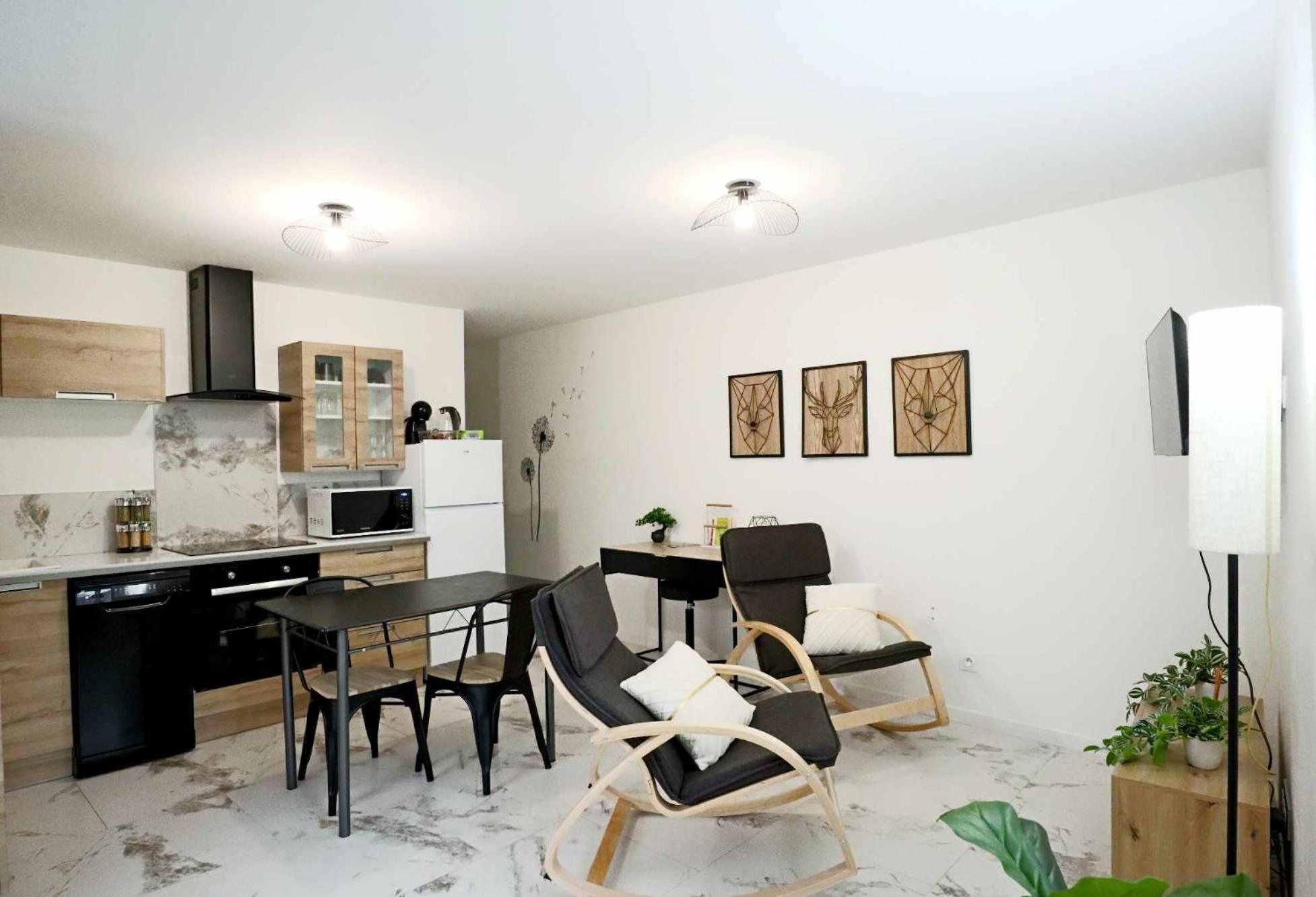 Appartement Le Moderne Ideal Pour Couples Et Professionnels オルナン エクステリア 写真